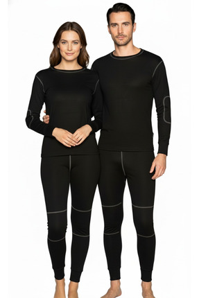 Thermoform Active Plus Yetişkin Termal Içlik Set Siyah