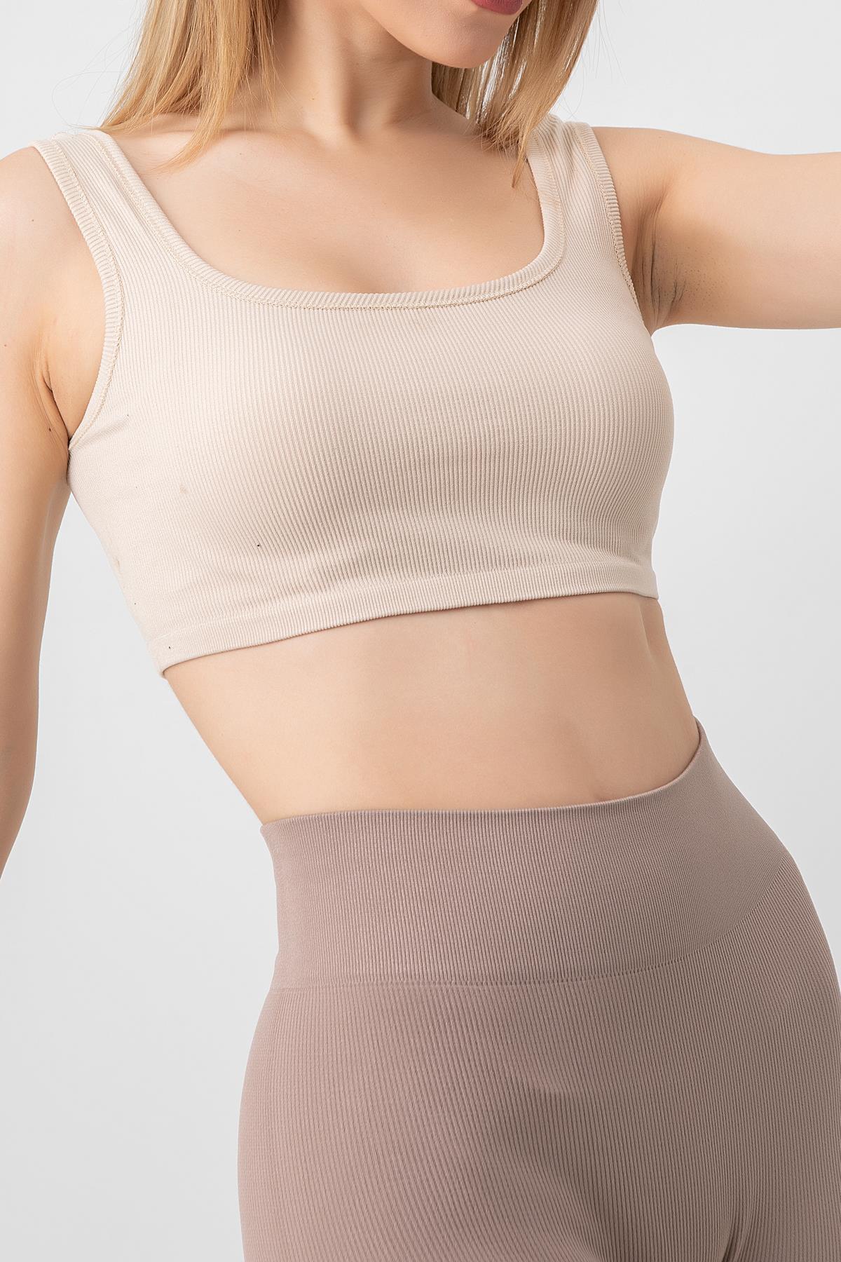 Doremi Seamless Fitilli Spor Sütyeni görsel 4
