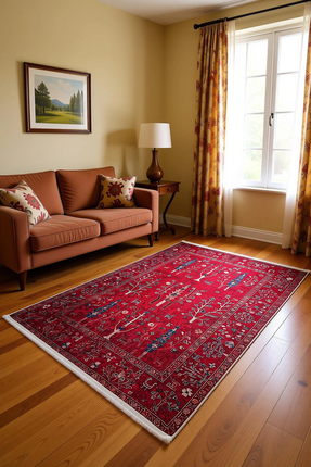 BLGHOME Dokuma Tabanlı Dijital Baskı Halı BLG3810