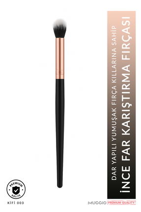 Muggio Kifi 003 Premium İnce Far Karıştırma Makyaj Fırçası