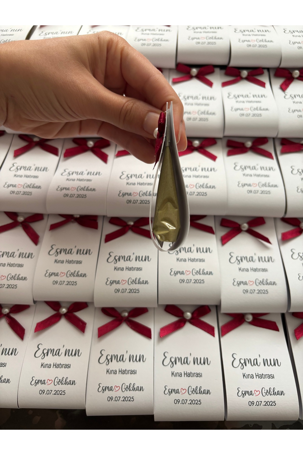 Loyapink Yeni Sezon 20 Adet Kişiye Özel Hediyelik Set Kına Hediyeliği Kına, Kına Gecesi, 6 Ay Kınası Hızlı fotoğrafı 3 (önizleme)