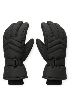 Mustran Unisex İçi Polarlı S-L-XL Seçenekli Kayak Eldiveni | Rüzgar Geçirmez ...