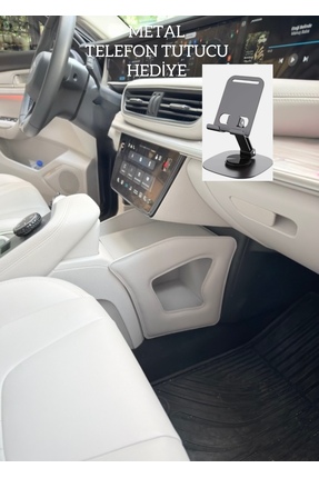 DO deri oto aksesuar TOGG T10X BEJ ORTA KONSOL STANDI