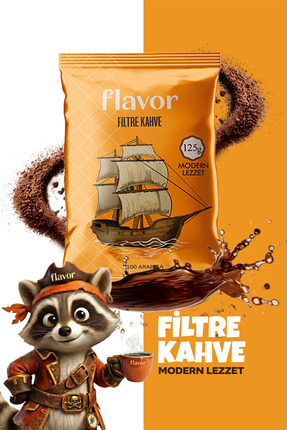 Flavor Drink Filtre Kahve Flavor Modern Lezzet 125g Öğütülmüş Filtre Kahve