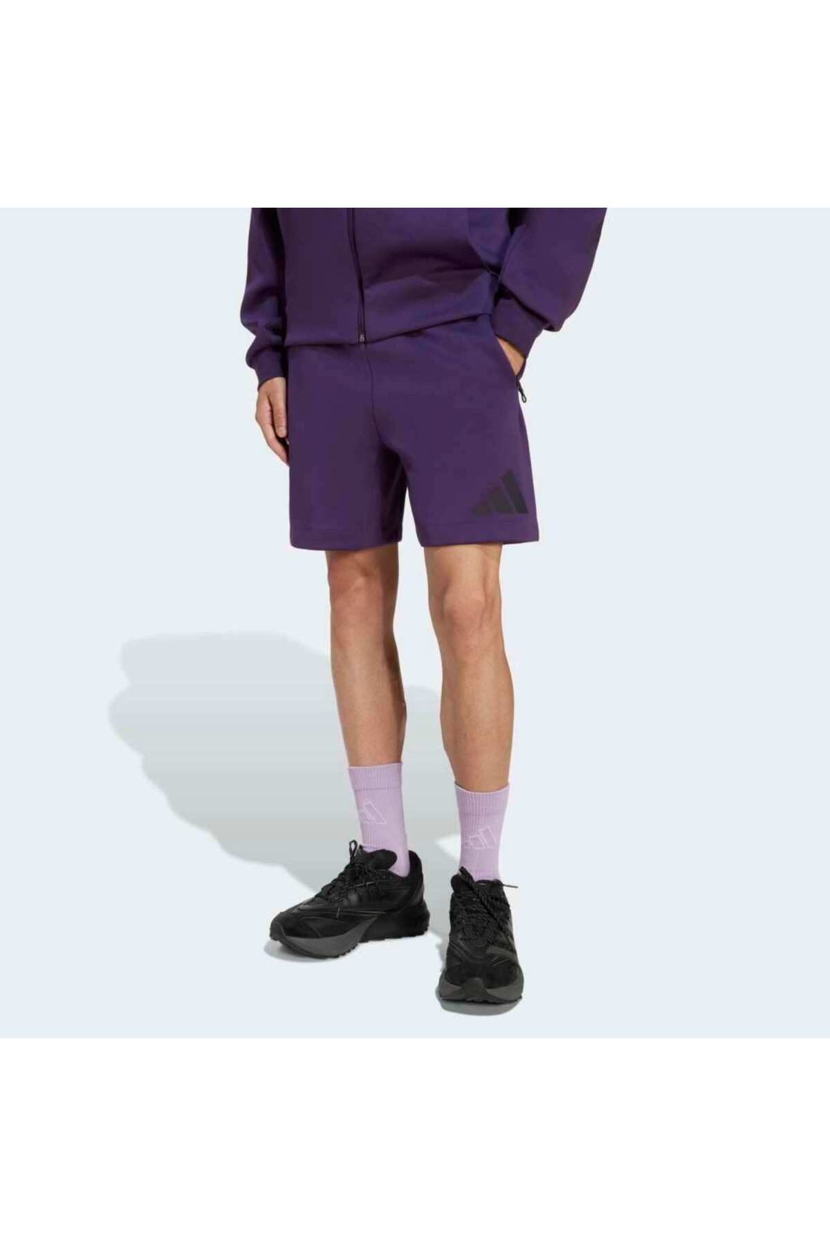 شورت ورزشی مردانه راسته آستین کوتاه | آدیداس adidas JW4747 - تصویر 2