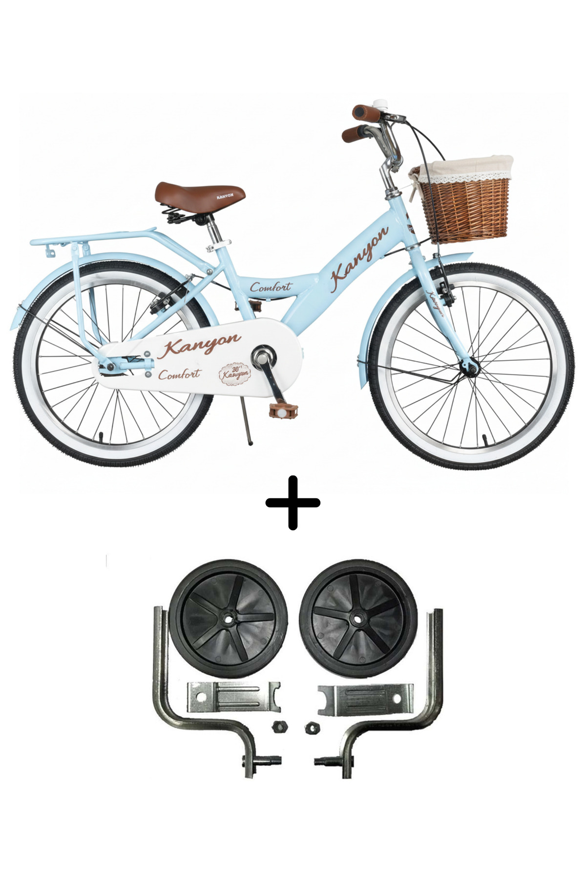 20" Canyon Retro 7-10 Years Kids Bike + Side Support Wheel