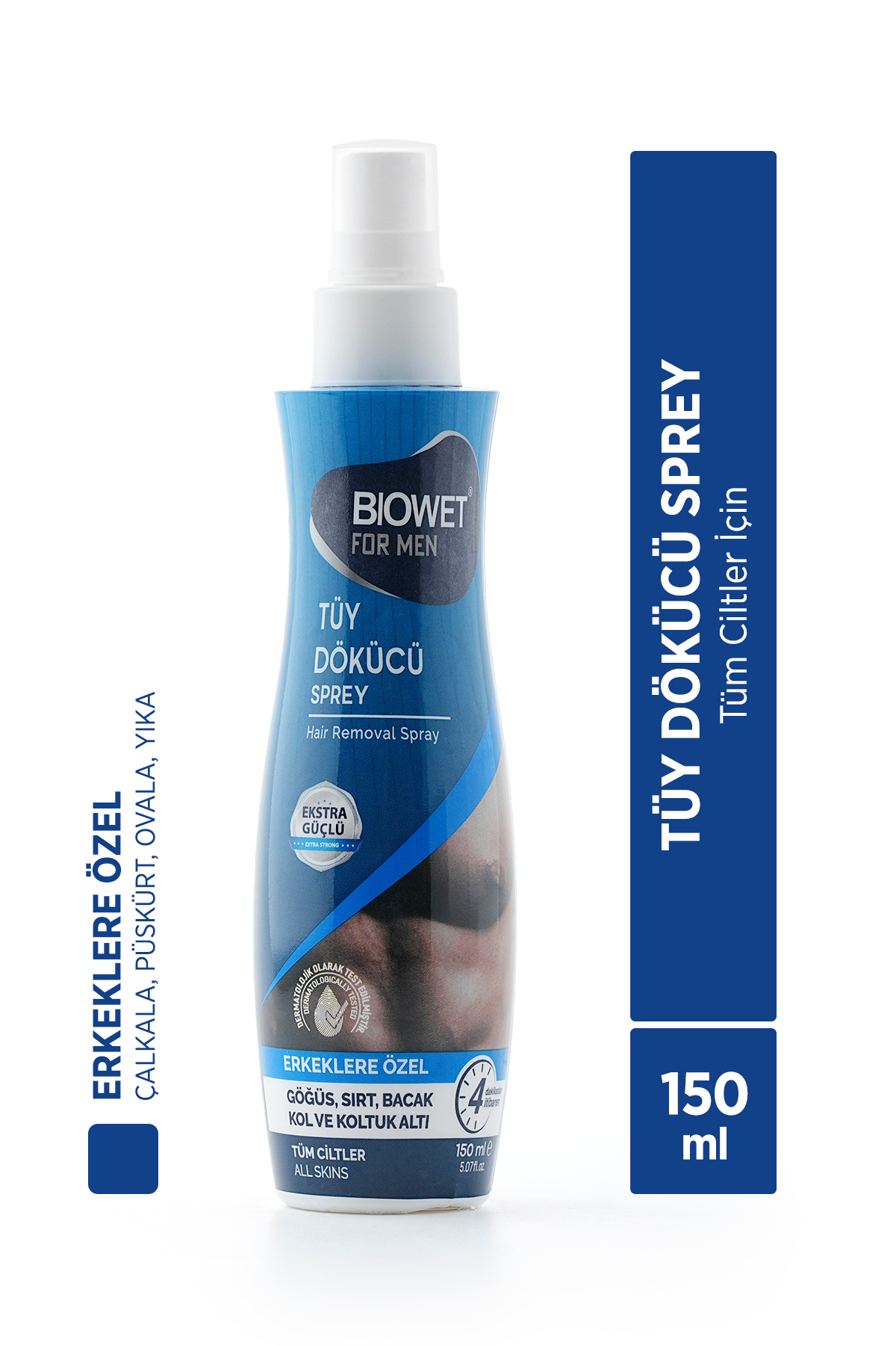 Erkeklere Özel Tüy Dökücü Sprey 150 ml