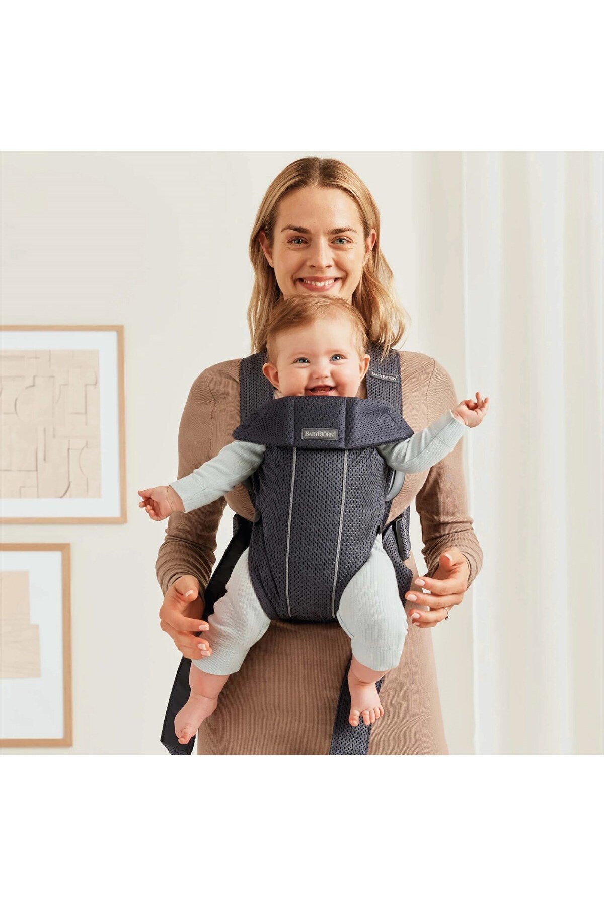 BabyBjörn Kanguru Mini Mesh Anthracite fotoğrafı 6 (önizleme)
