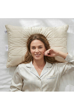 Penelope %100 Ingiliz Yünü Dolgulu Pamuk Kumaş Yastık 50 x 70 cm - Wooly Pure...