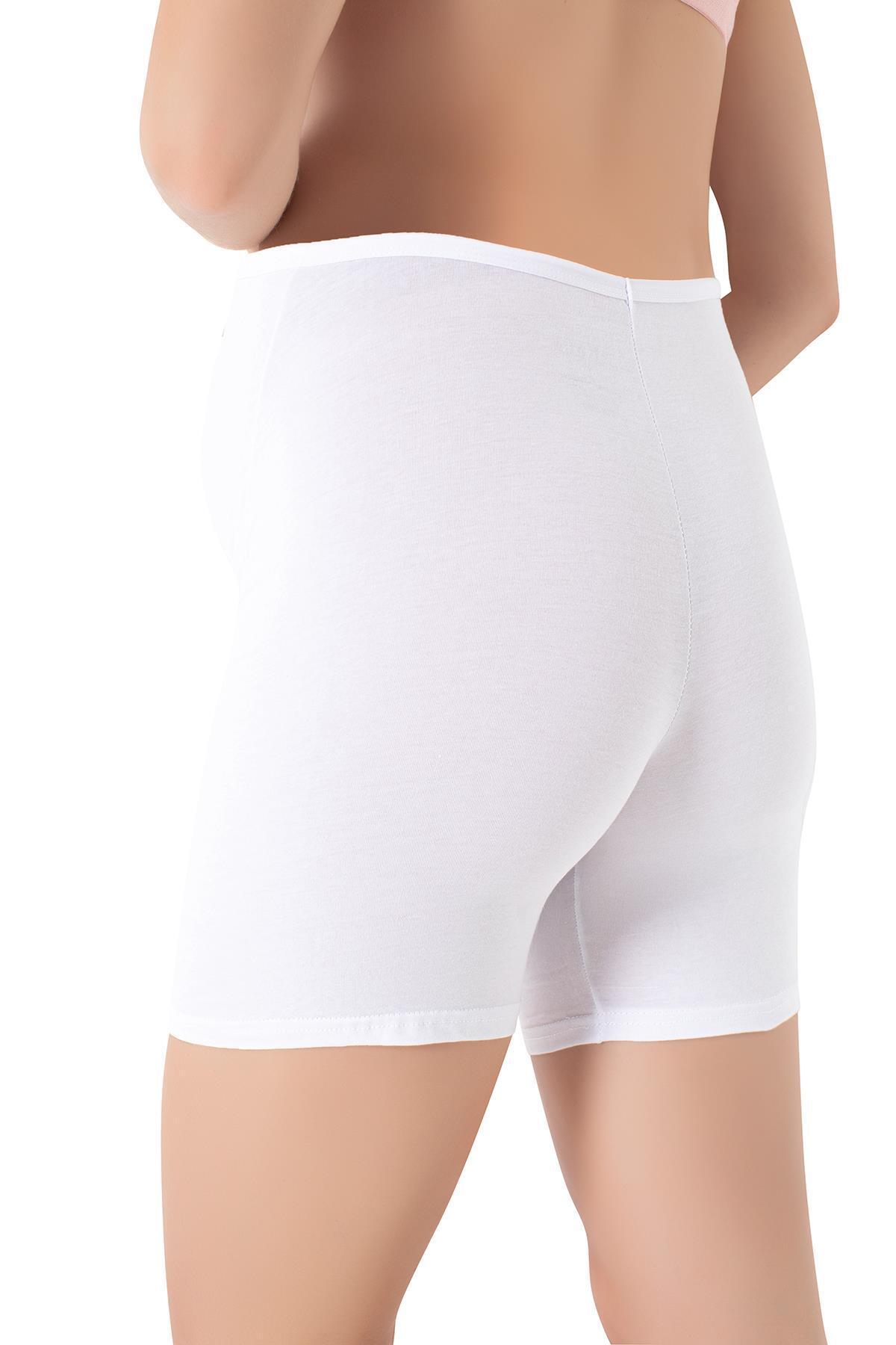 Arma Yıldız Hamile Boxer Şort Beyaz Pamuklu Likralı fotoğrafı 4 (önizleme)