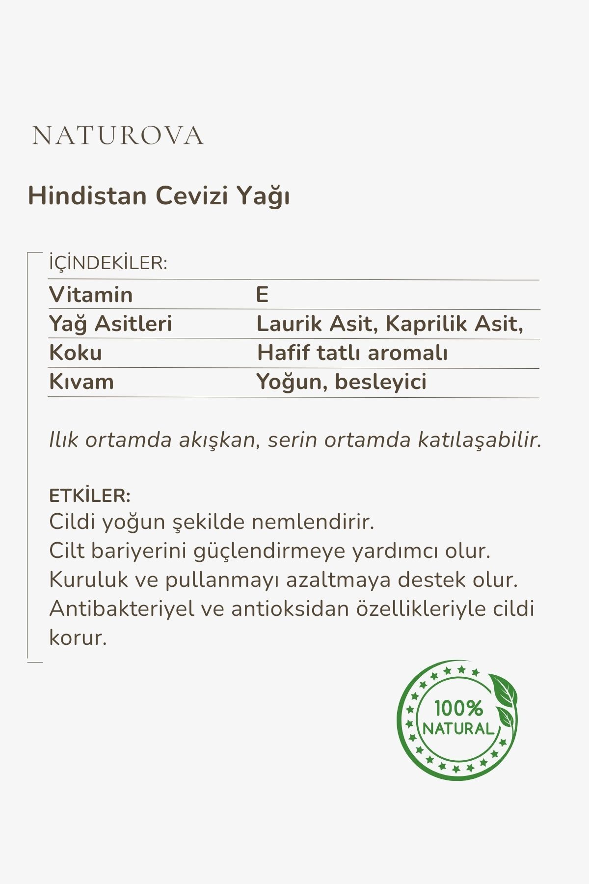 Hindistan Cevizi Yağı 220ml — Hindistan cevizi — تصویر 5 از 5