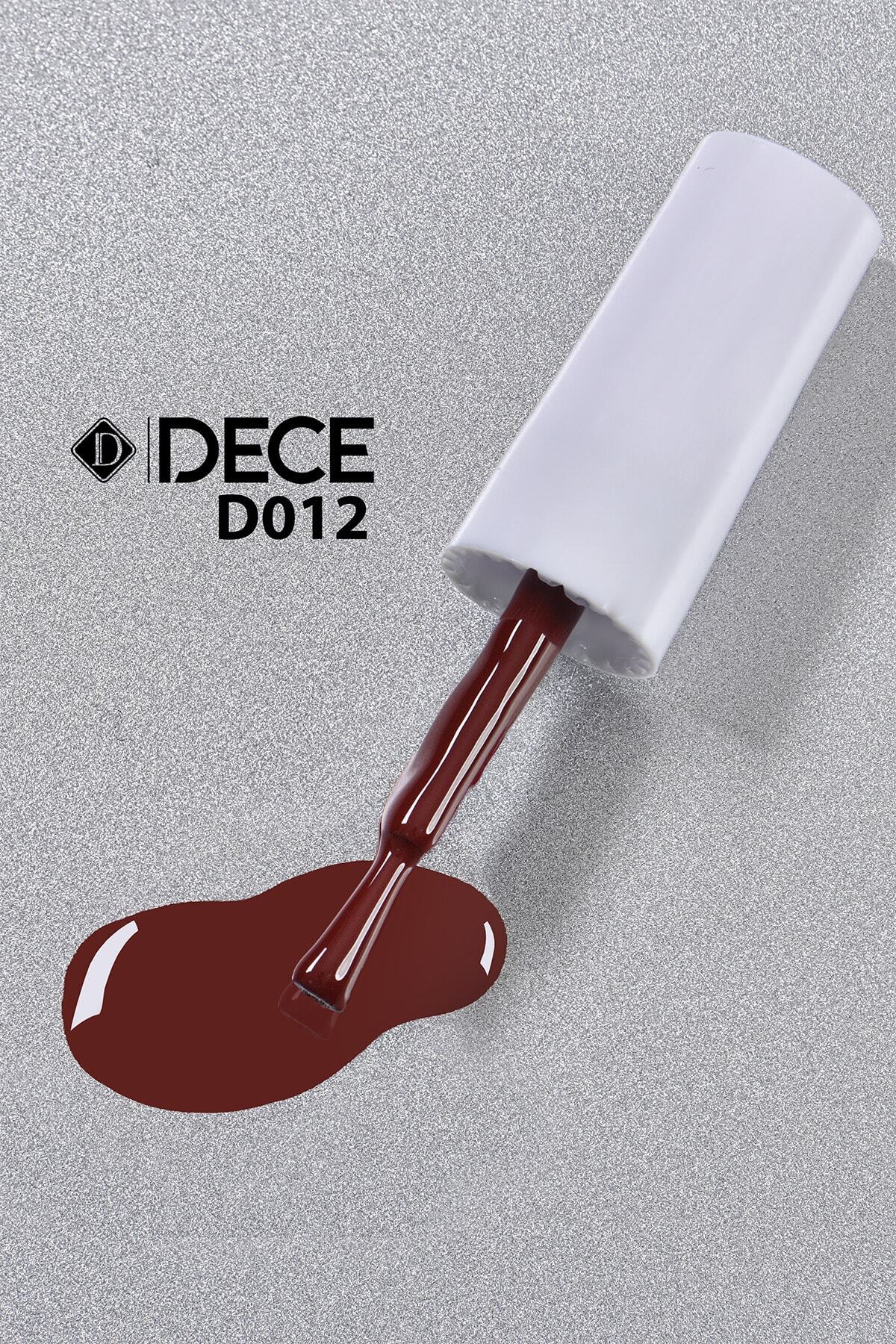 Dece Kalıcı Oje Uv Led D012 (BORDO SERİSİ) 10ml — زرشکی 8683089008345004 — تصویر 2 از 2