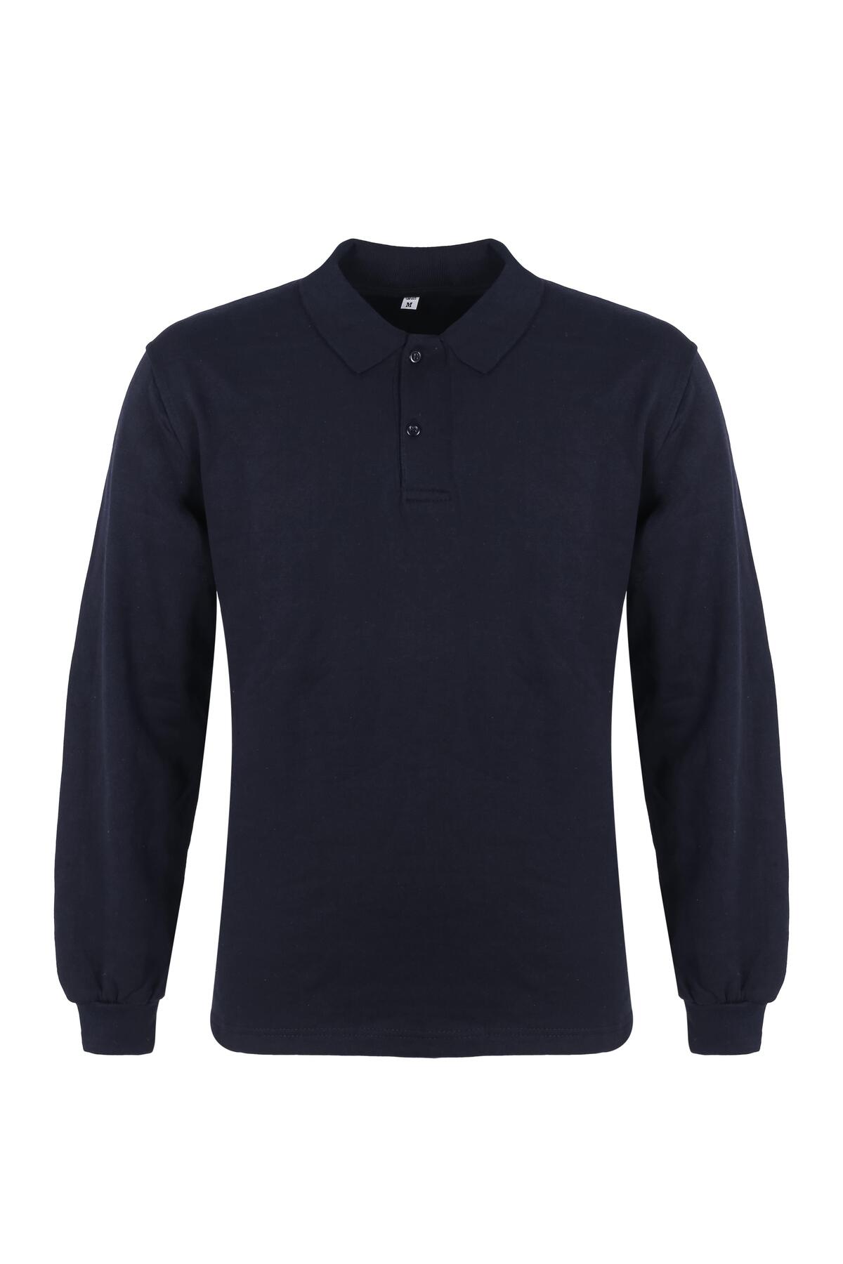 ENTWEAR  Polo Yaka Sweatshirt Lacivert - Görsel 5
