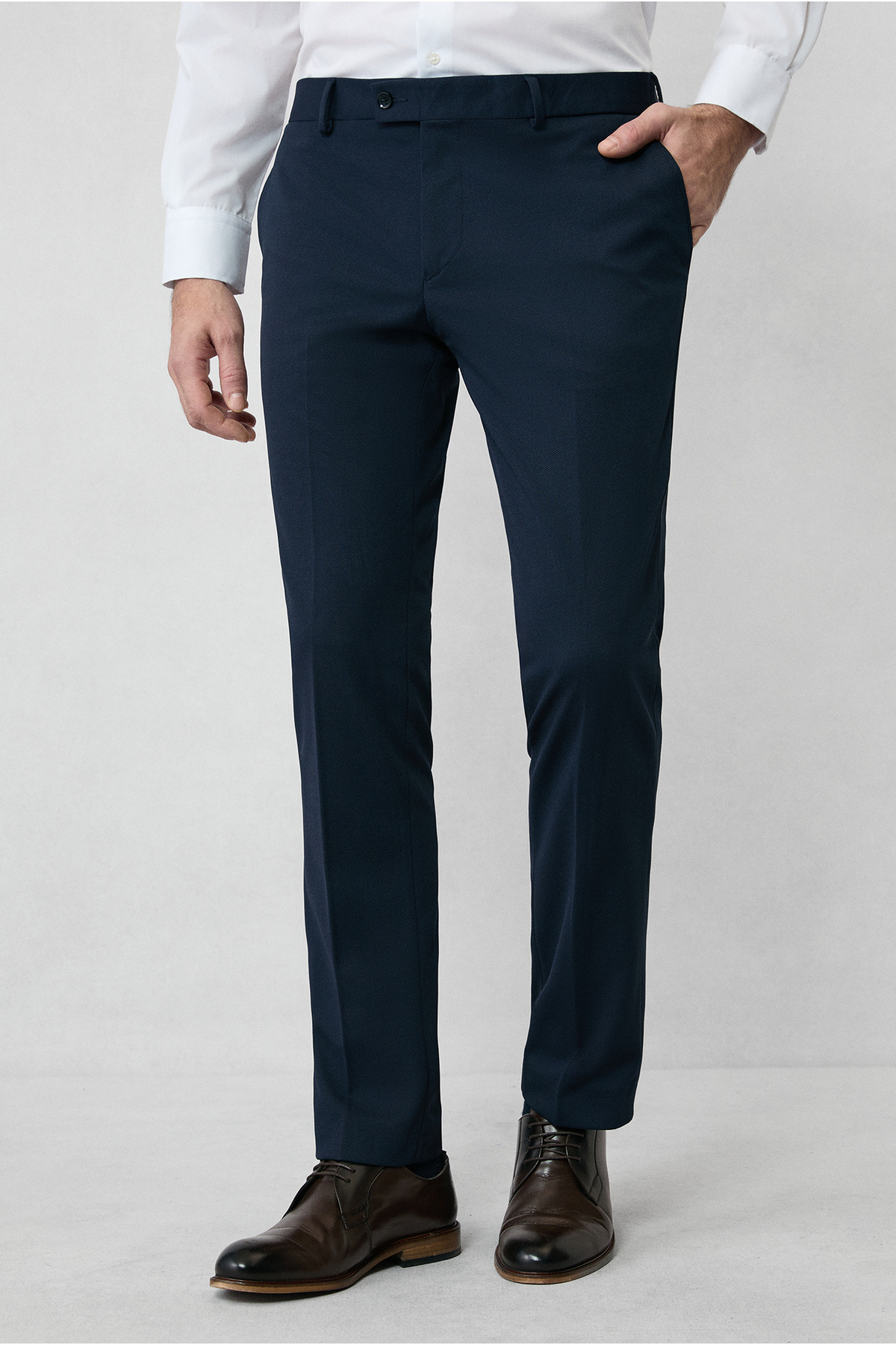 Kiğılı  7 Drop Slim Fit Dar Kesim Mevsimlik Kruvaze Takım Elbise - Görsel 7