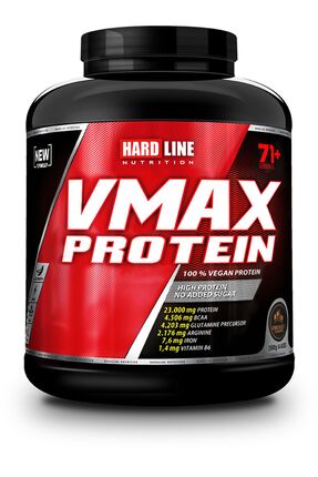 Hardline Vmax Protein Tozu 2000 gr - Çikolata aromalı vegan protein