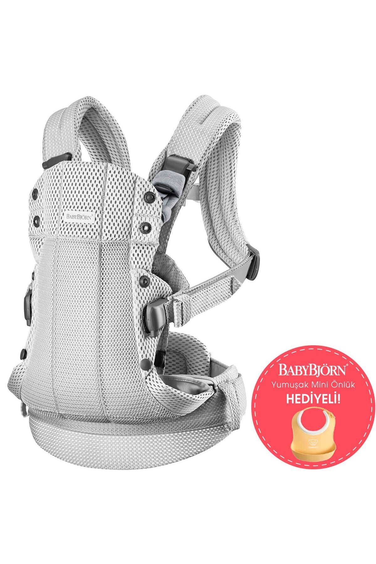 BabyBjörn Kanguru Harmony Mesh Silver fotoğrafı 5 (önizleme)