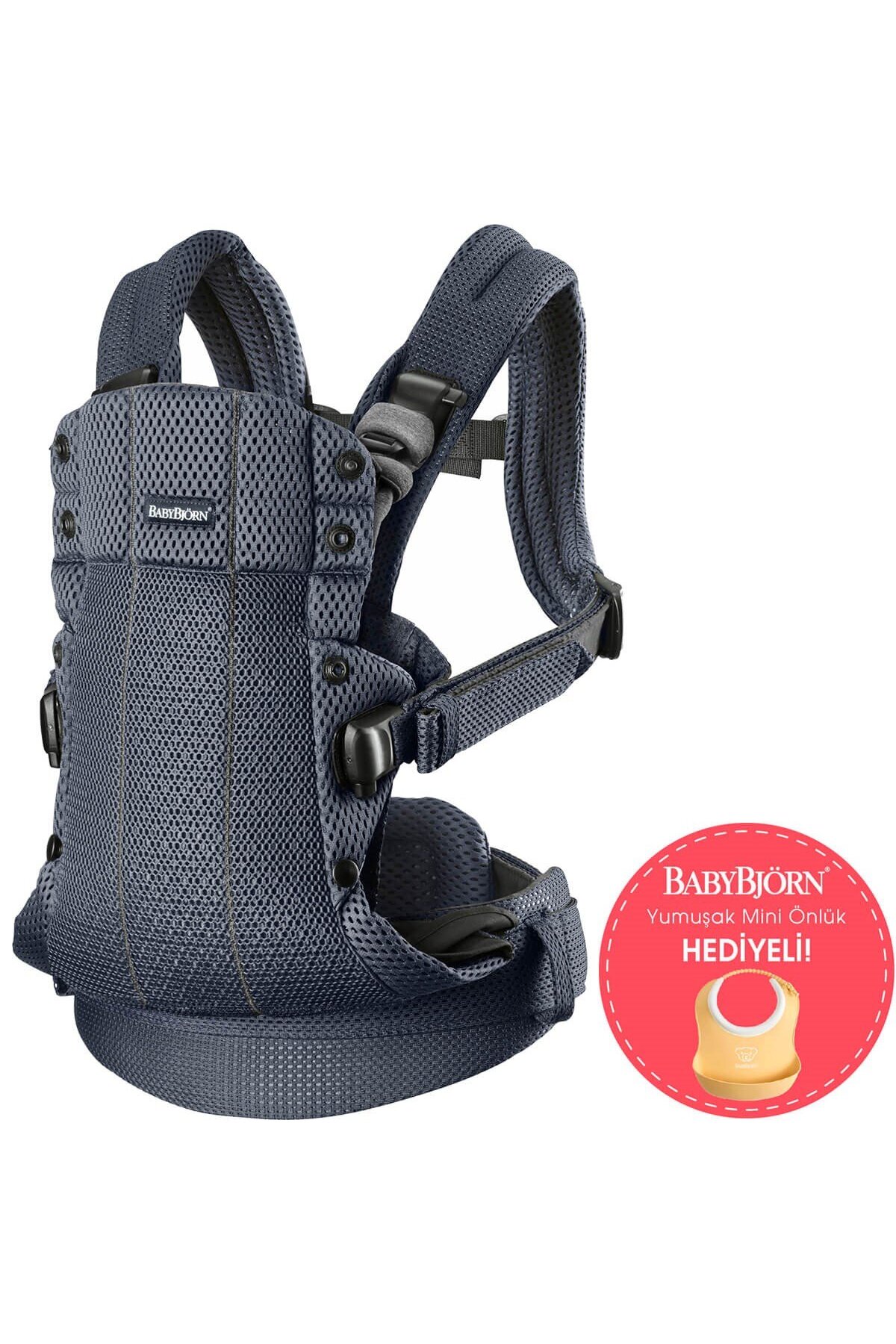 BabyBjörn Kanguru Harmony Mesh Antracite fotoğrafı 3 (önizleme)