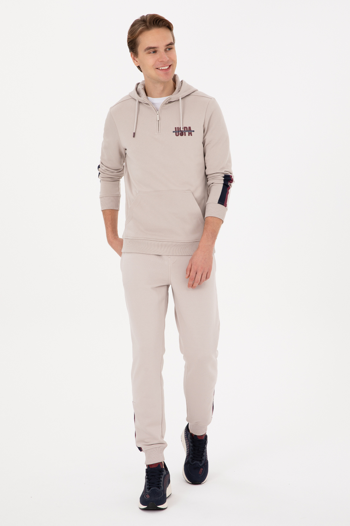 شلوار گرمکنمردانهU.S. Polo Assn.خاکستری