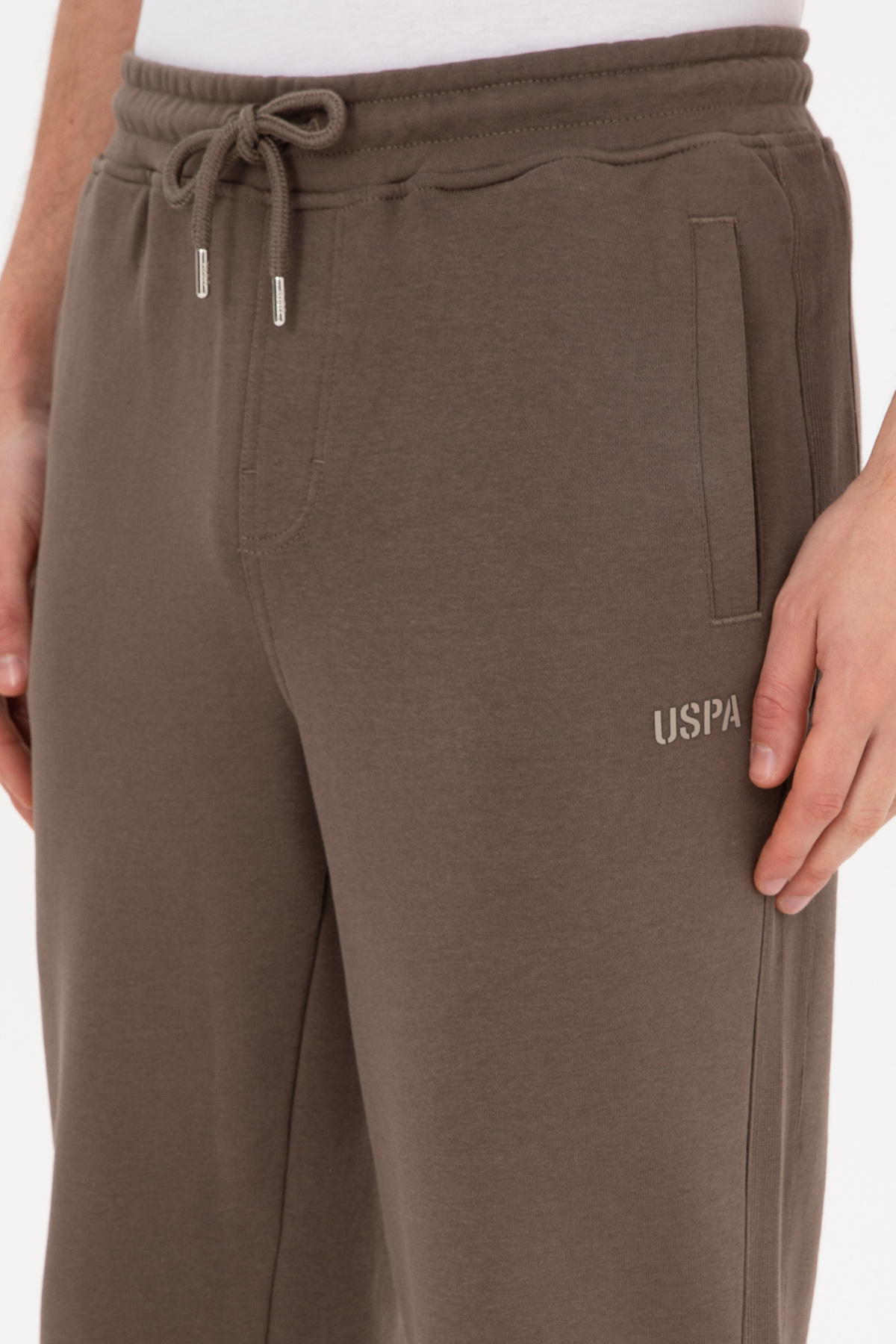 U.S. Polo Assn.  Erkek Vizon Eşofman Altı 50315588-VR052 - Görsel 5