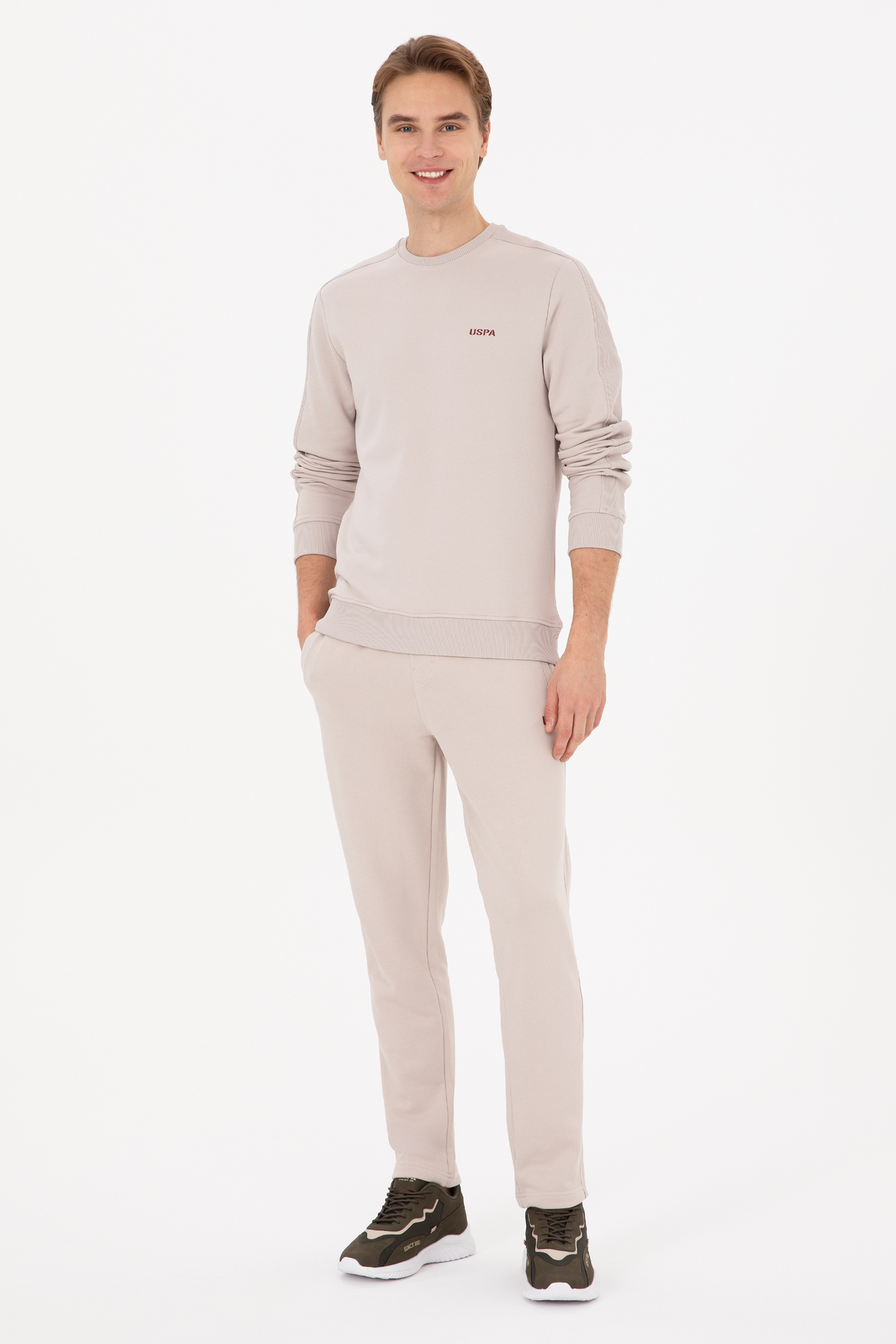 شلوار گرمکنمردانهU.S. Polo Assn.خاکستری