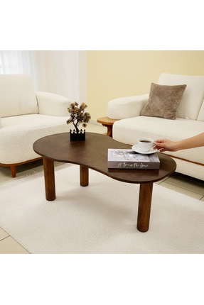Vera Concept Home Modern Ahşap Orta Sehpa Zigon Sehpa Kahve Sehpası  Ayaklı C...