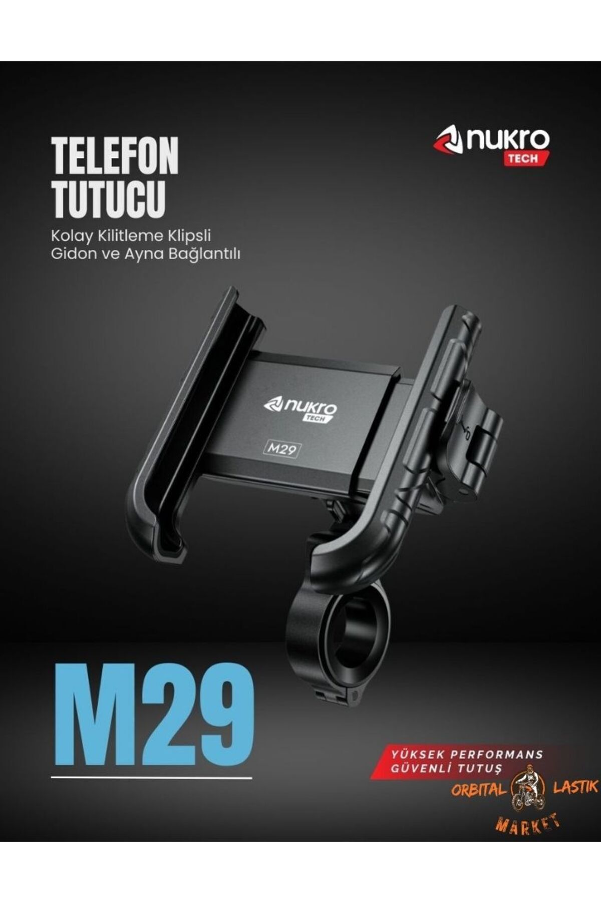Nukrotech M29 Klipsli Telefon Tutucu (978) - Fiyatı, Yorumları