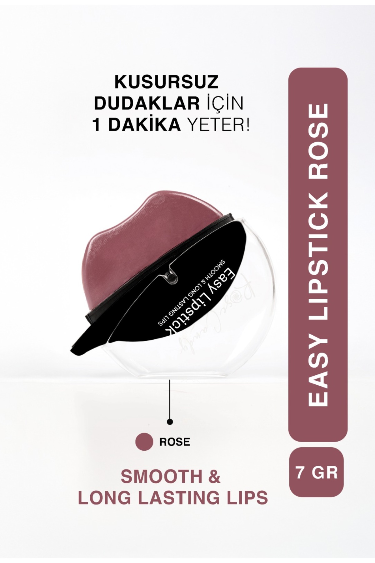 Rose Candy Rose Easy Ruj | Uzun Süre Kalıcı Doğal Görünümlü Mat Ruj - Fiyatı, Yorumları