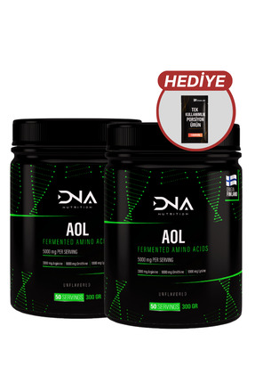 Dna Nutrition Aol (Arjinin, Ornitin Ve Lizin) 300gr X 2 Adet (TOPLAM 600GR - ...