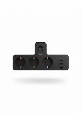 ROSE TEKNOLOJİ ROSE TEKNOLOJİ TERMAL AKIM KORUMALI 3 PRİZ 3 USB 1 TYPE-C 20w ...