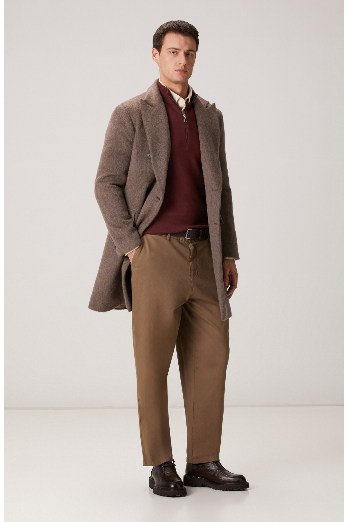 Network  Vizon Yün Karışımlı Palto - Görsel 3