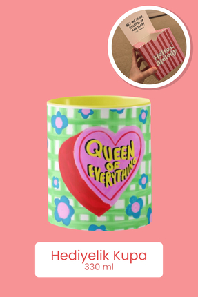 Hello Melody Design Kupa Serisinden "QUEEN OF EVERYTHING" Kupa Özgün Tasarıml...