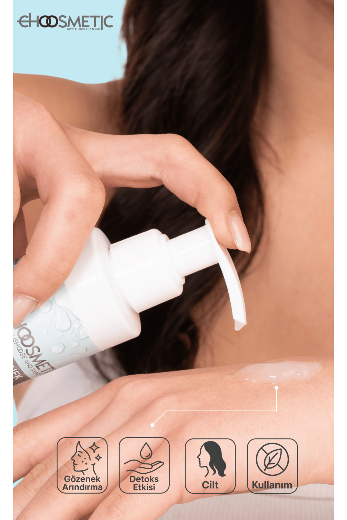 Choosmetic Gözenek Arındırıcı Detox Peeling 150 ml | Derin Temizlik & Pürüzsüz Cilt — 00282 — تصویر 3 از 7