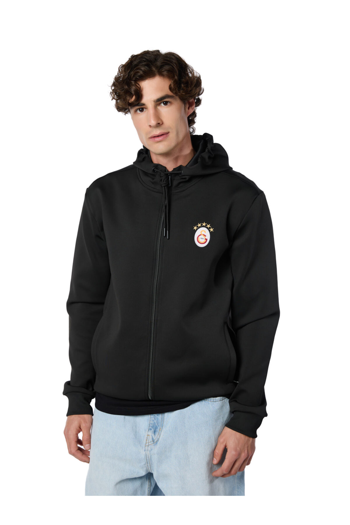 Galatasaray 5 Star Hoodie E251405 — مشکی — تصویر 5 از 8