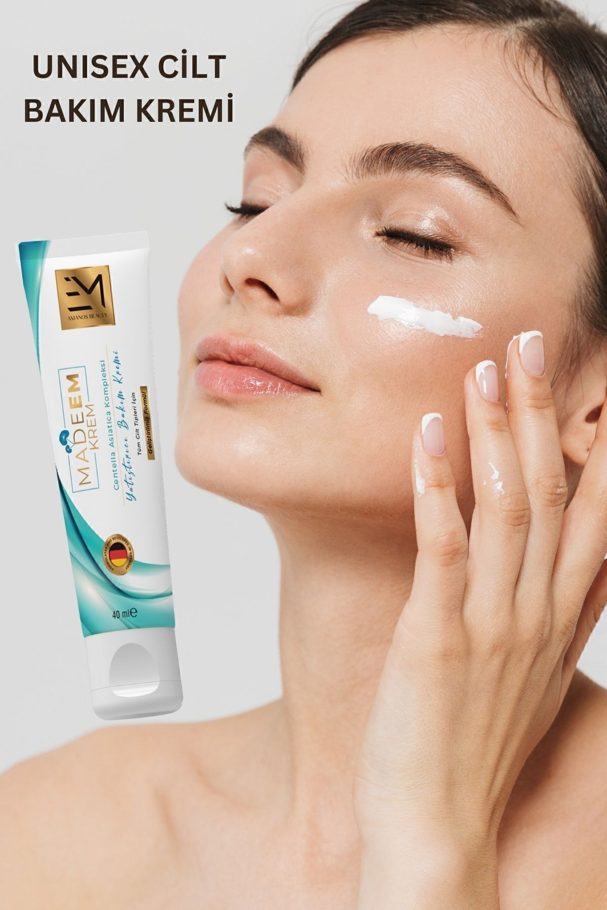 MADEEM Günlük Cilt Bakım Kremi Centella Asiatica Kantaron 40 ml — EM-MGBK — تصویر 8 از 9