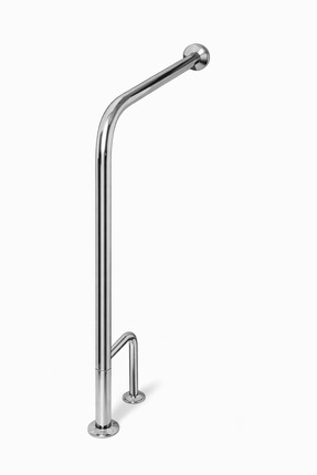 OTOBİR Engelli Tutunma Barı Tutamağı L Tutamak Paslanmaz Çelik Baston Tipi De...