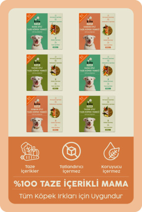 kito Fresh Köpekler için %100 Taze İçerikli Mama Tanışma Paketi