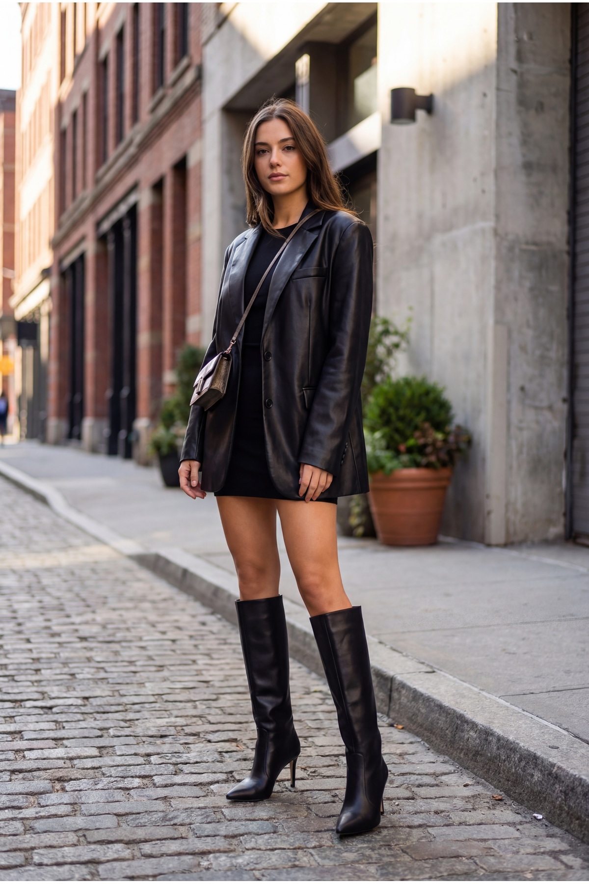 Riccon  Hilnaril Kadın Sivri Topuklu Çizme 00123000 Siyah Cilt - Görsel 3