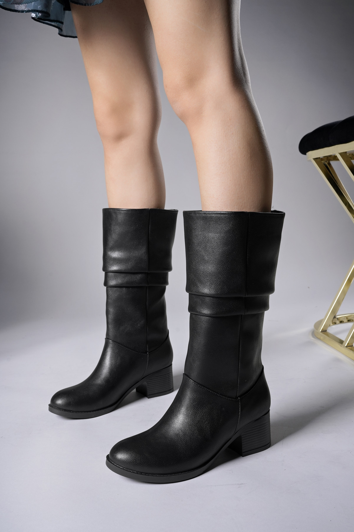 Riccon  Ziecno Kadın Çizme 00123000 Siyah Cilt - Görsel 6