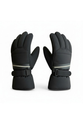 Mustran L-XL Geniş Kalıp İçi Kürklü Fermuarlı Gizli Cüzdanlı Motosiklet Kayak...