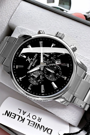 Daniel Klein Hediyelik Orijinal Erkek Kol Saati 3 Atm Su Geçirmez Gümüş Renk ...