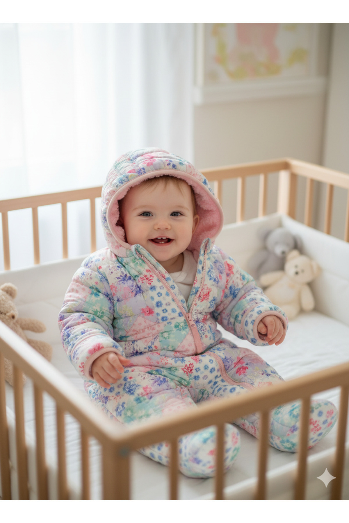 melisam.msg Bebek Tulum Mont İçi Kürklü Kış Sevimli fotoğrafı 2 (önizleme)