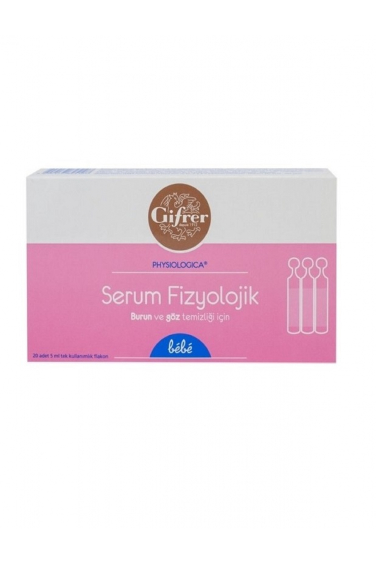 Gifrer Serum Fizyolojik 5 ml X 20 Flakon - Fiyatı, Yorumları
