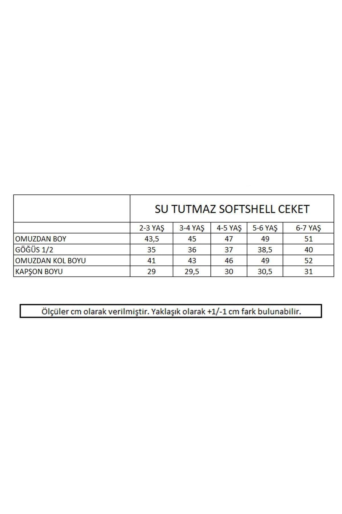 Miela Kids Su Tutmaz Softshell Desenli Ceket fotoğrafı 5 (önizleme)