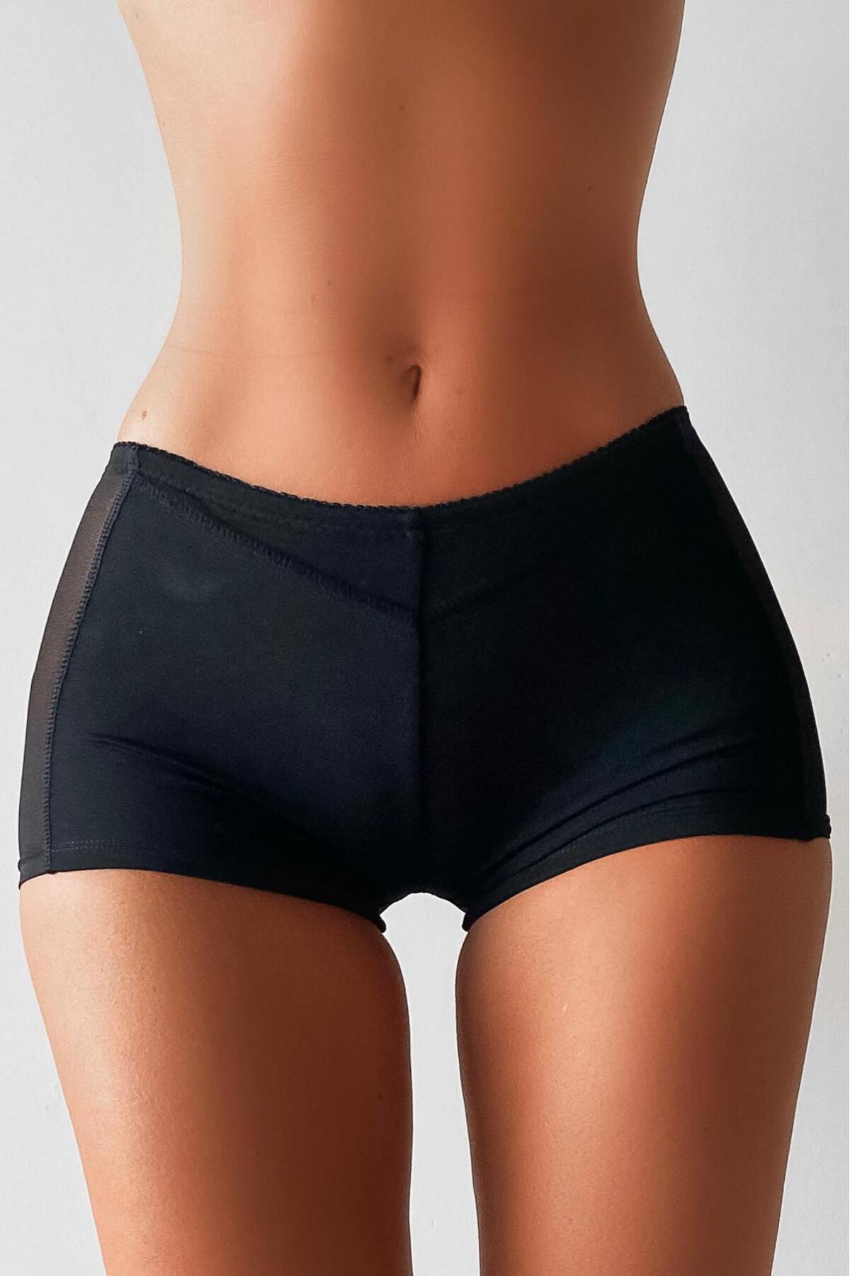Bikini Mayokini Dünyası Popo Kaldırıcı Külot - Siyah görsel 4