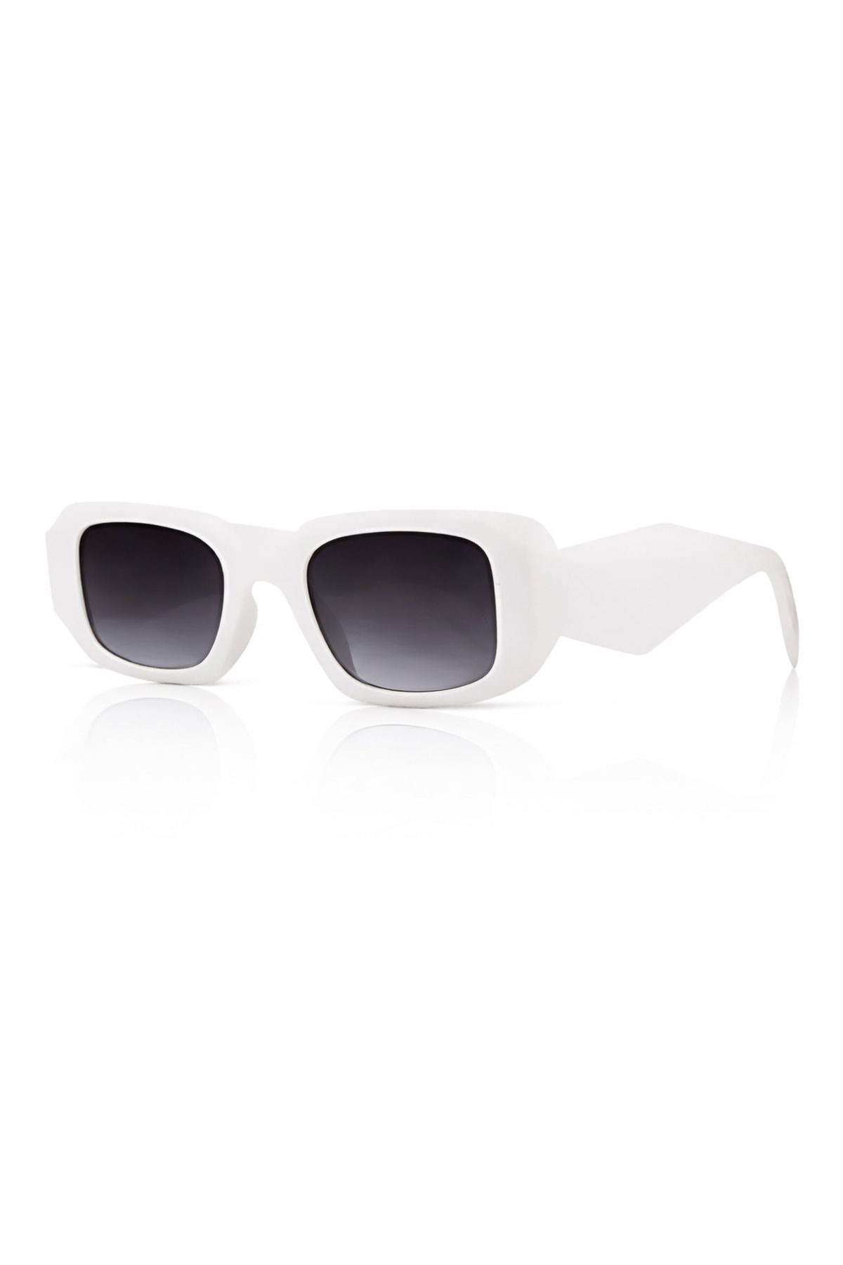 Eyesofia Rosa Unisex Lath Beyaz Güneş Gözlüğü görsel 5