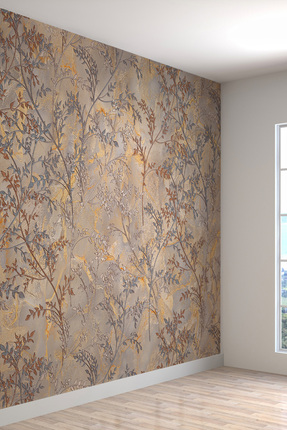 dreamwall Vintage Desenli Dayanıklı Silinebilir Sağlıklı Tekstil Duvar Kağıdı