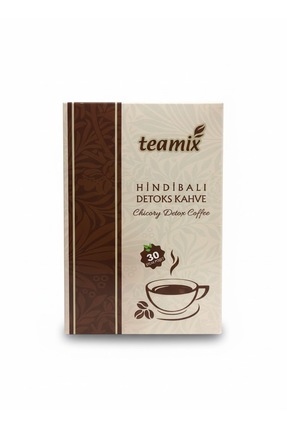teamix Detox coffe Hindibalı Detoks Kahve 30 Stick Poset Hindibağlı Kakaolu Y...