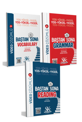 SK KİTAP Baştan Sona YDS - YÖKDİL - YKSDİL