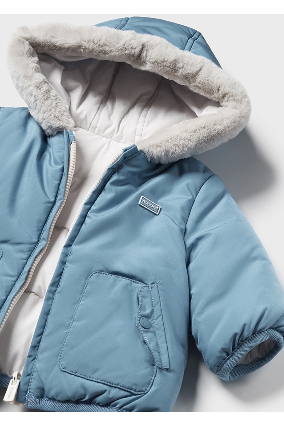 Mayoral erkek bebek çift taraflı mont fotoğrafı 3 (önizleme)