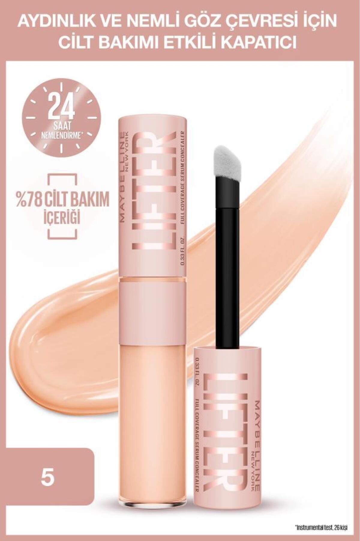 Maybelline New York Lifter Kafein ve Peptitler İçeren Nemlendiren ve Aydınlatan Kapatıcı - 05 - Fiyatı, Yorumları